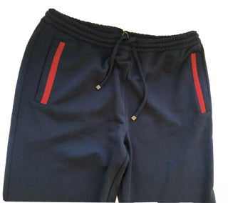 Neu mit Etikett: 165 $ Hugo Boss Hainos Herren-Trainingshose, Blau, Größe 2XL (34" Stretch)