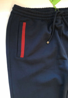 Neu mit Etikett: 165 $ Hugo Boss Hainos Herren-Trainingshose, Blau, Größe 2XL (34" Stretch)