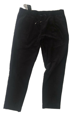 NWT $345 Emporio Armani Mens Black Casual Pants Size 36 US (52 Euro) 6Z1PL6