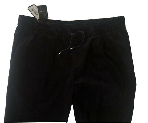 NWT $345 Emporio Armani Mens Black Casual Pants Size 36 US (52 Euro) 6Z1PL6