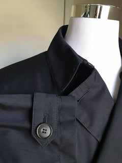 Neu mit Etikett: 1195 $ Emporio Armani Herren Trenchcoat Schwarz 44R US (54R Eu) 