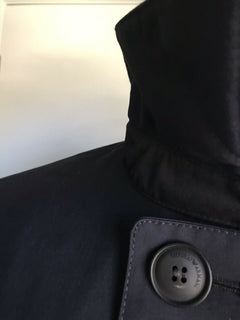 Neu mit Etikett: 1195 $ Emporio Armani Herren Trenchcoat Schwarz 44R US (54R Eu) 