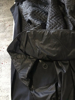 Neu mit Etikett: 1195 $ Emporio Armani Herren Trenchcoat Schwarz 44R US (54R Eu) 