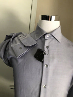NWT $275 Emporio Armani Mens Dress Shirt LT Blue Size 41/16