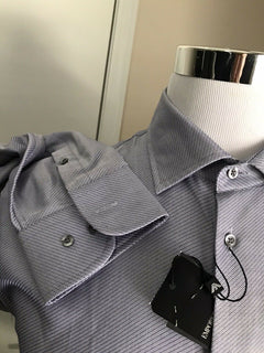 NWT $275 Emporio Armani Mens Dress Shirt LT Blue Size 41/16