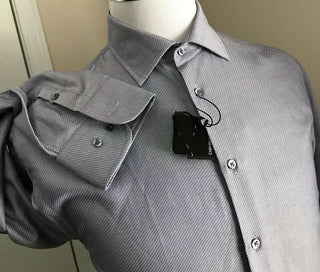 NWT $275 Emporio Armani Mens Dress Shirt LT Blue Size 41/16