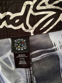 MAUI Men's Black Shorts Size 34 US