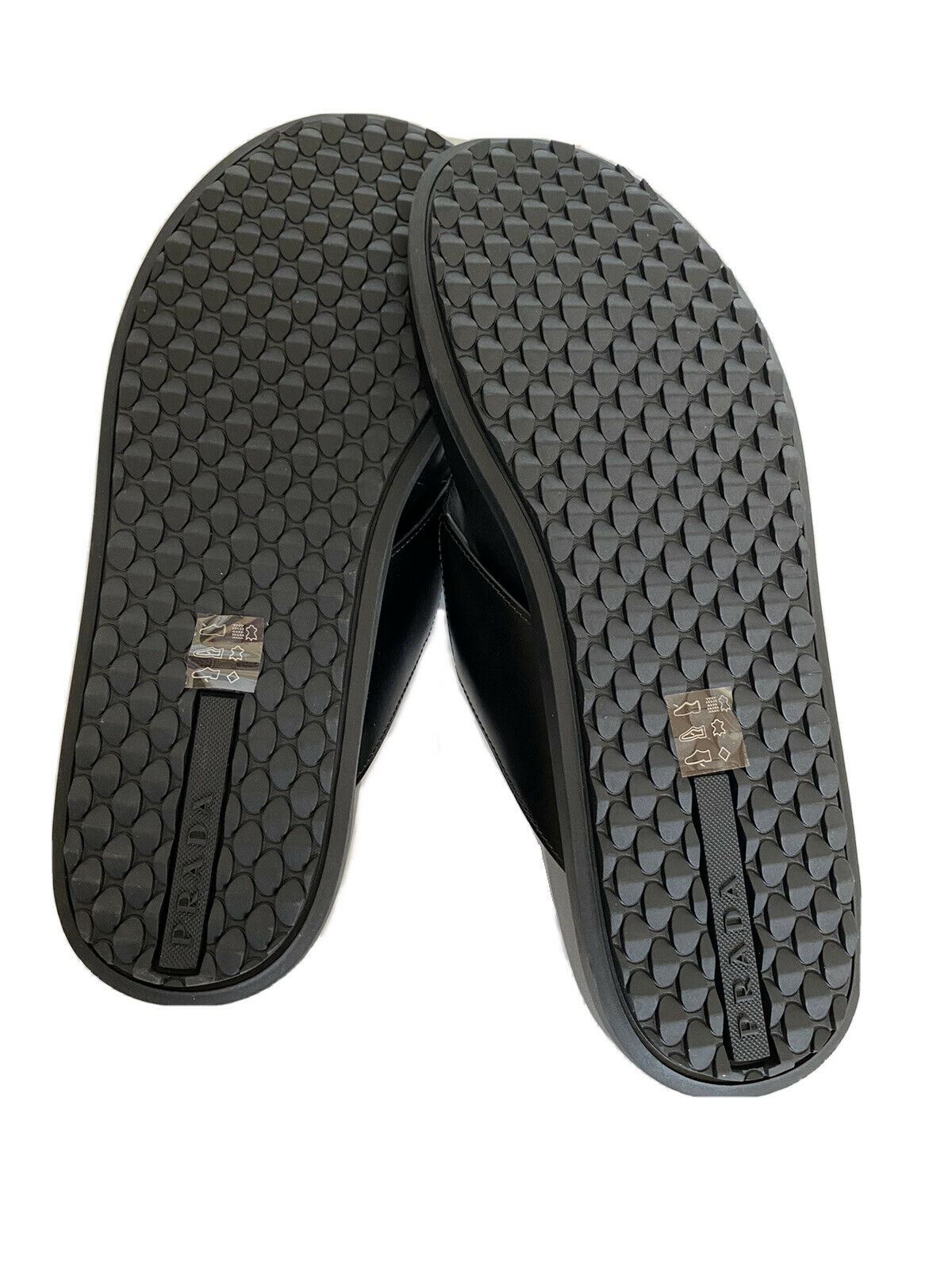 NIB $520 Prada Milano Мужские сандалии-шлепанцы Обувь Черный 7 США 2Y3030 Италия 