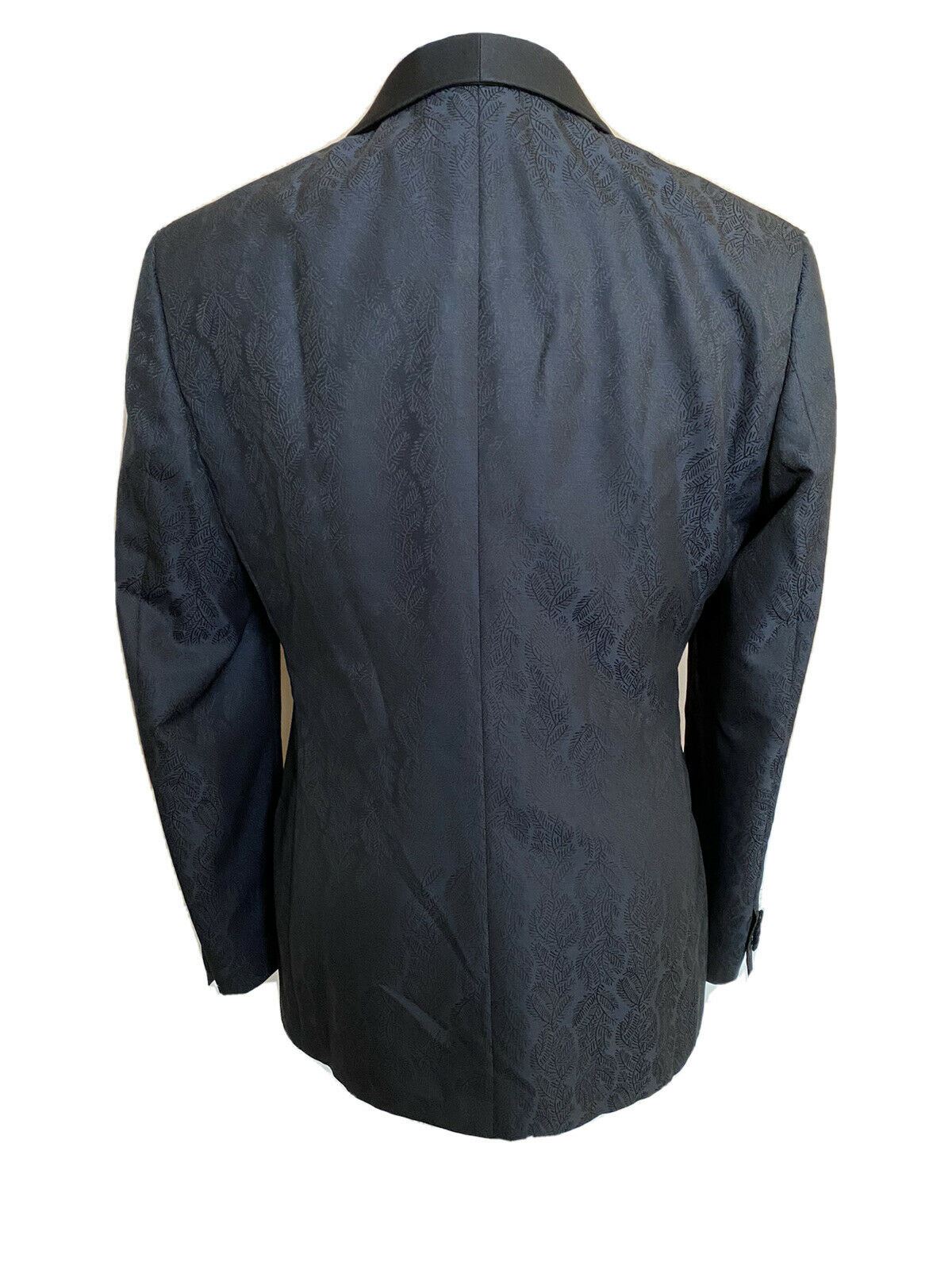 NWT $2895 Giorgio Armani Shawl Collar Blazer Jacket Blue 40R (50R) Italy WSM7H0