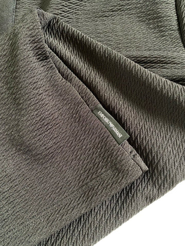 NWT $245 Emporio Armani Short Sleeve Black Polo Shirt 3G1F72