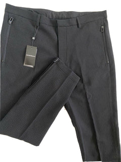 Neu mit Etikett: 445 $ Emporio Armani Schwarze Freizeithose für Herren, Größe 36 US (52 Euro) 3G1PP6