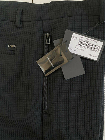 NWT $445 Emporio Armani Mens Black Casual Pants Size 36 US (52 Euro) 3G1PP6
