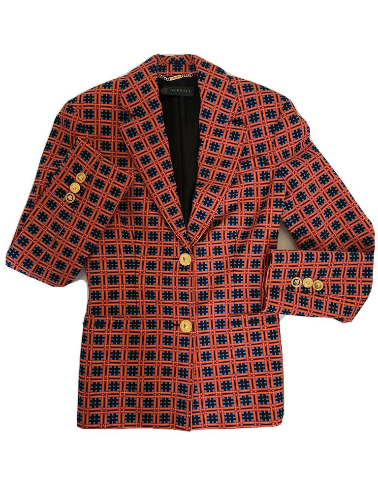 NWT 2895 $ Versace Damen-Rotjacke 38 (S) Italien