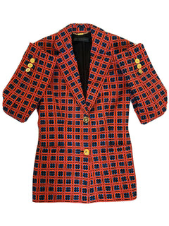 NWT 2895 $ Versace Damen-Rotjacke 38 (S) Italien