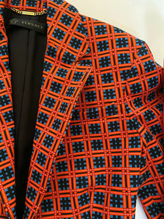 NWT 2895 $ Versace Damen-Rotjacke 38 (S) Italien