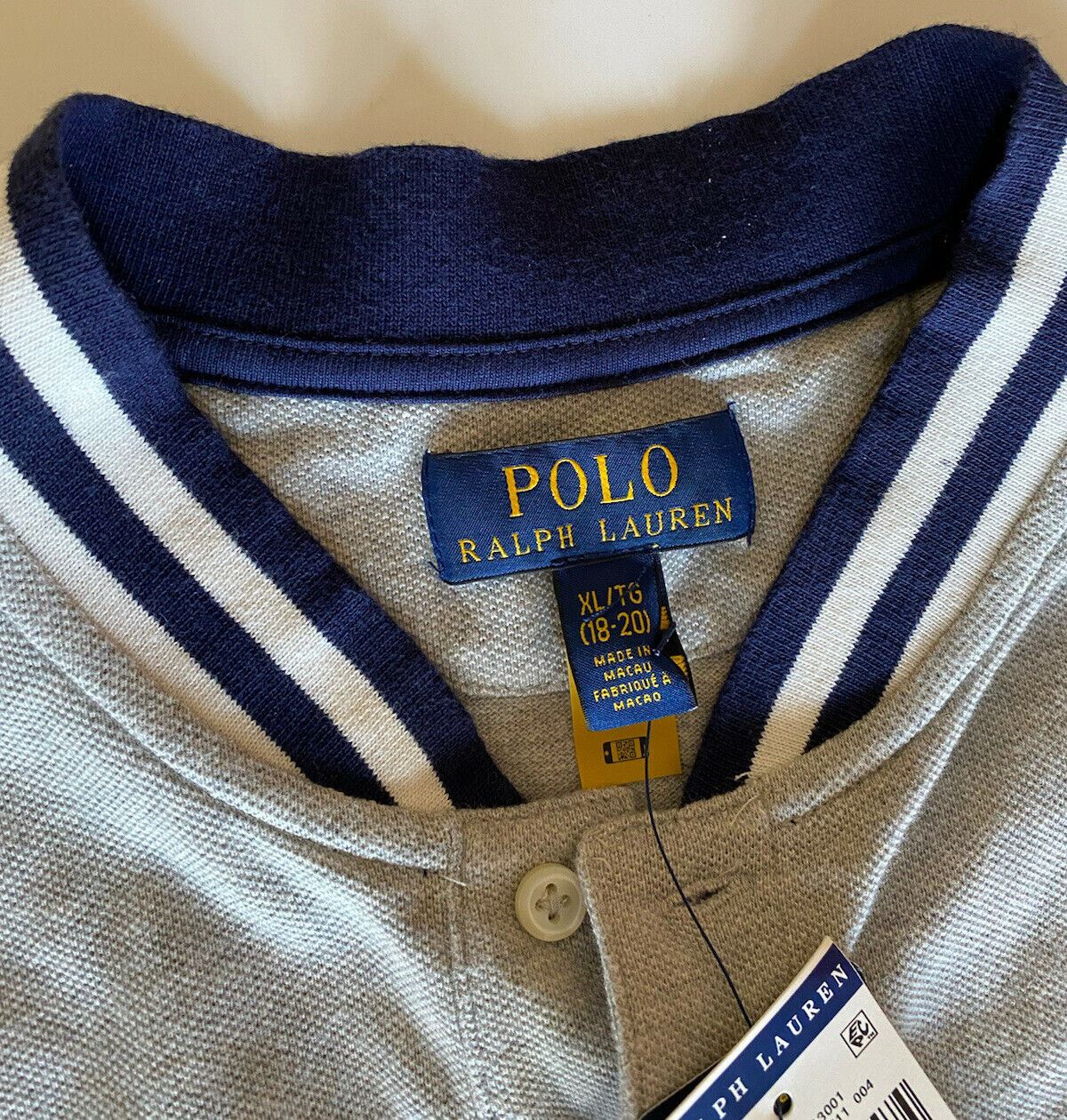 NWT $79.99 Polo Ralph Lauren Tiger Boy's Polo Tee Size XL (18-20)