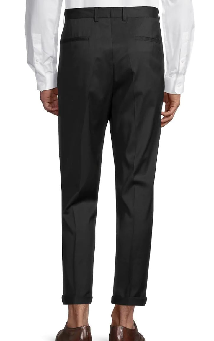 NWT 225 долларов США Boss Hugo Мужские шерстяные брюки Hendris Классические брюки с отложными манжетами 38 США