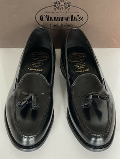 NIB Church's schwarze polnische Binder-Leder-Chicane-Schuhe für Herren, 10 US-EDC040 UK 