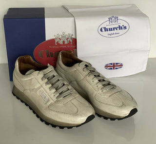 NIB Church's Shangai 929 Schuhe Weiße Herren-Sneaker 9,5 US (8,5 Prada) IT EEG027 