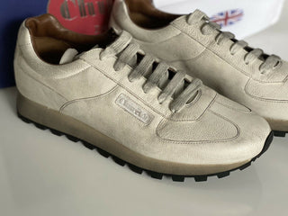 NIB Church's Shangai 929 Schuhe Weiße Herren-Sneaker 9,5 US (8,5 Prada) IT EEG027 