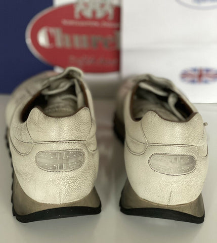 NIB Church's Shangai 929 Schuhe Weiße Herren-Sneaker 9,5 US (8,5 Prada) IT EEG027 