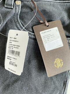 Neu mit Etikett: 550 $ Roberto Cavalli Graue Slim-Fit-Jeans für Herren, Größe 32 US 