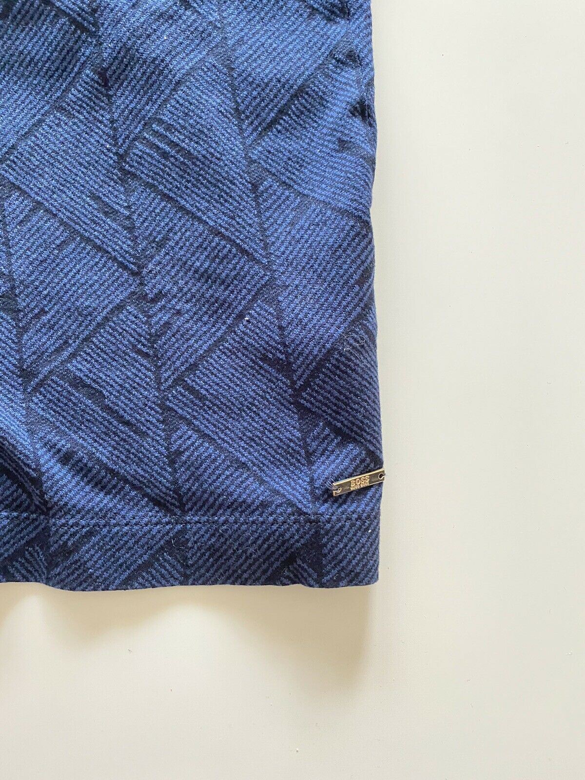 BOSS Hugo Boss Slim Fit Tailored Poloshirt XL (passt ML) Blau 