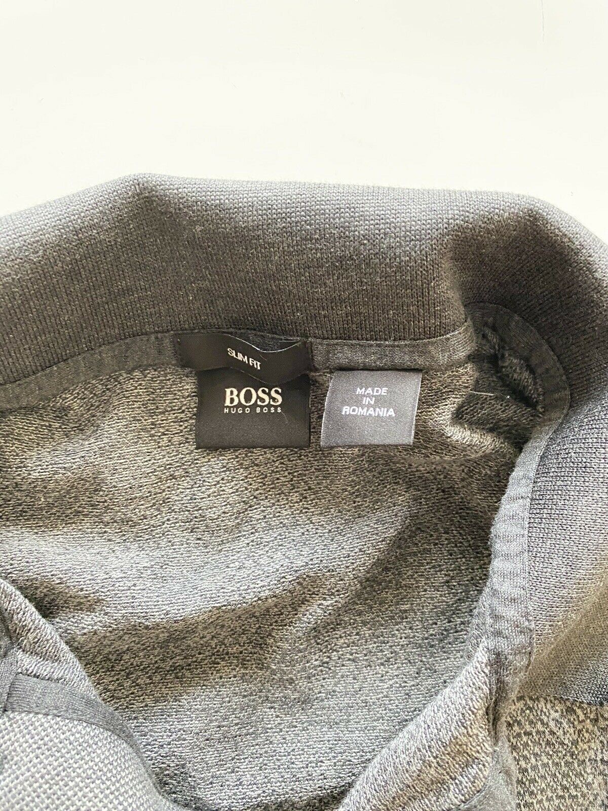 BOSS Hugo Boss Slim Fit Polo Shirt XL (Fits M-L) Gray