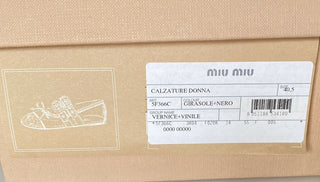 NIB MIU MIU Damensandale mit transparenten und gelben Doppelbändern, 10,5 US 5F366C IT 