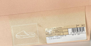 NIB MIU MIU Espadrille-Pantoletten aus rissigem Leder mit grünem Blumenmuster für Damen, 6,5 US 5S787C 