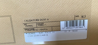 NIB Prada Women's Black Suede Espadrille Sandal 8.5 US 1X360L Italy