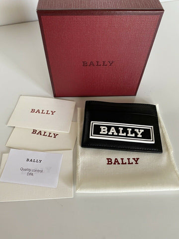 BALLY Men’s Bhar Card Holder Leather Black 6228821 NWT