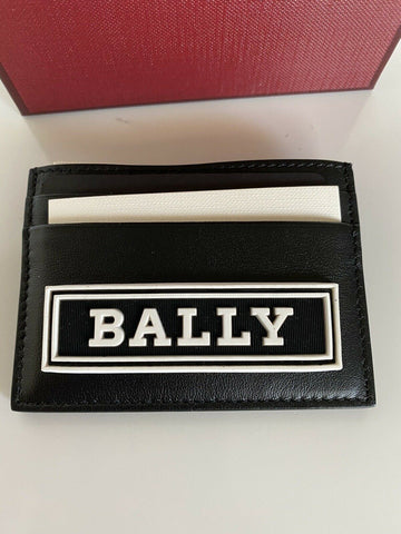BALLY Men’s Bhar Card Holder Leather Black 6228821 NWT