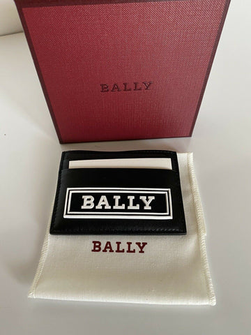 BALLY Men’s Bhar Card Holder Leather Black 6228821 NWT