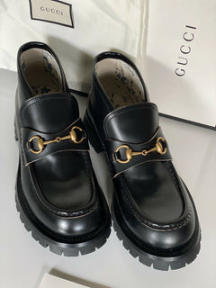 NIB $1750 Gucci Men Cordovan Leather Ankle Boots Shoes Black 11 US/10 UK IT