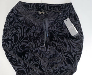 Neu mit Etikett: 975 $ Versace Schwarze Activewear-Hose für Herren, Größe Medium XL, in Italien A79524