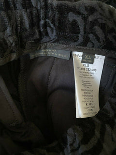 Neu mit Etikett: 975 $ Versace Schwarze Activewear-Hose für Herren, Größe Medium XL, in Italien A79524