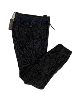 Neu mit Etikett: 975 $ Versace Schwarze Activewear-Hose für Herren, Größe Medium 3XL, in Italien A79524