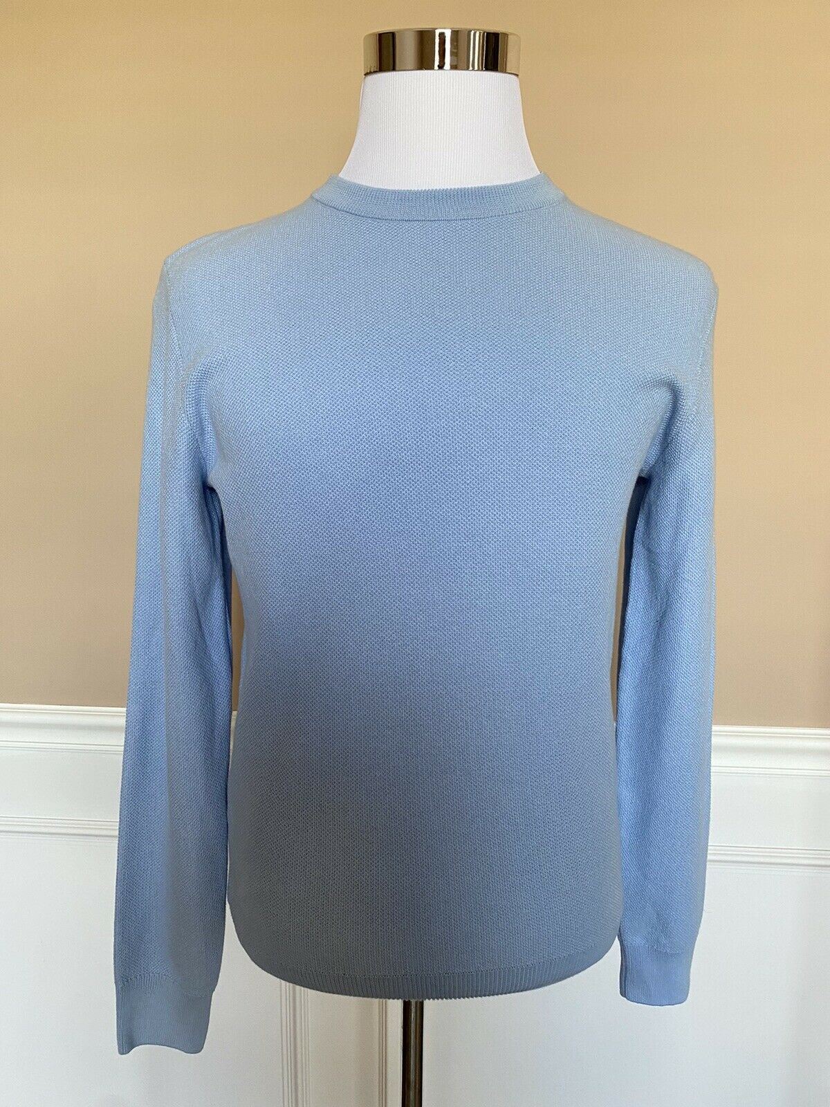 NWT $178 BOSS Hugo Boss Men's Crewneck Light Blue Sweater Medium