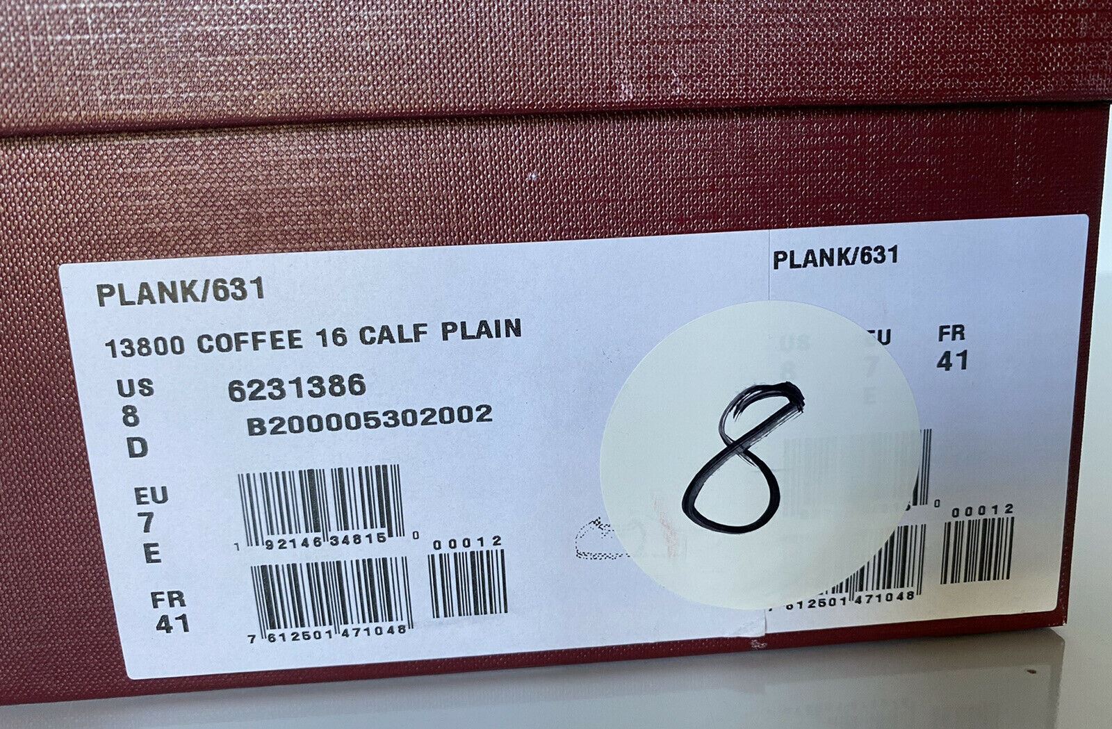 NIB Bally Herren Planker Kalbsleder-Loafer Kaffee 8 US Schweiz 6231386 