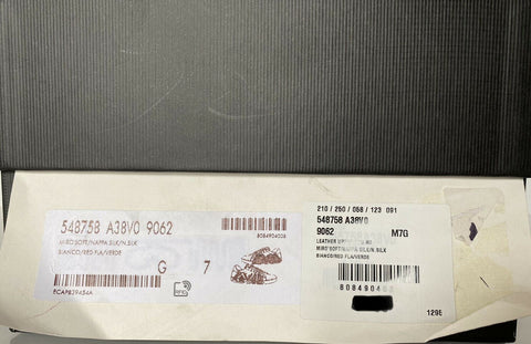 NIB Gucci Ace Loved Herren-Sneaker aus weißem Leder, 7,5 US (Gucci 7) IT 548758 