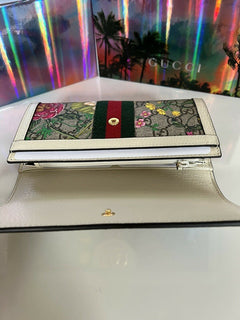 Neu mit Etikett: Gucci Ophidia Flora GG Floral Damen-Kontinentalbrieftasche IT 523153 