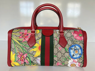 Neu mit Etikett: Gucci Ophidia GG Flora Einkaufstasche, hergestellt in Italien, 524532