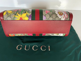 Neu mit Etikett: Gucci Ophidia GG Flora Einkaufstasche, hergestellt in Italien, 524532