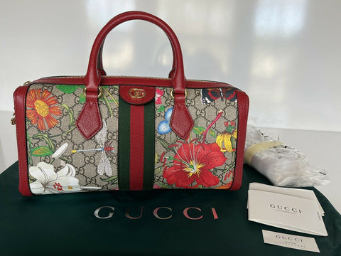 Сумка-тоут NWT Gucci Ophidia GG Flora, сделано в Италии 524532