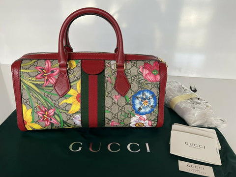 Сумка-тоут NWT Gucci Ophidia GG Flora, сделано в Италии 524532