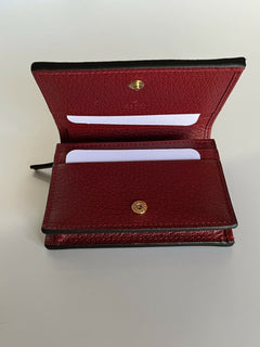 Neu mit Etikett: Gucci GG Ophidia Red Supreme Bifold-Geldbörse aus beschichtetem Canvas mit Blumenmuster 523155 
