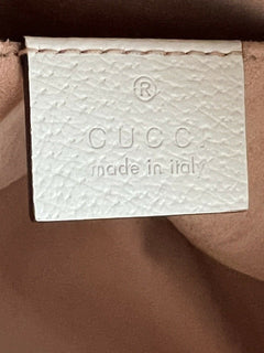 Neu mit Etikett: GUCCI GG Ophidia Flora Web Kleine weiße Umhängetasche Italien 499621 