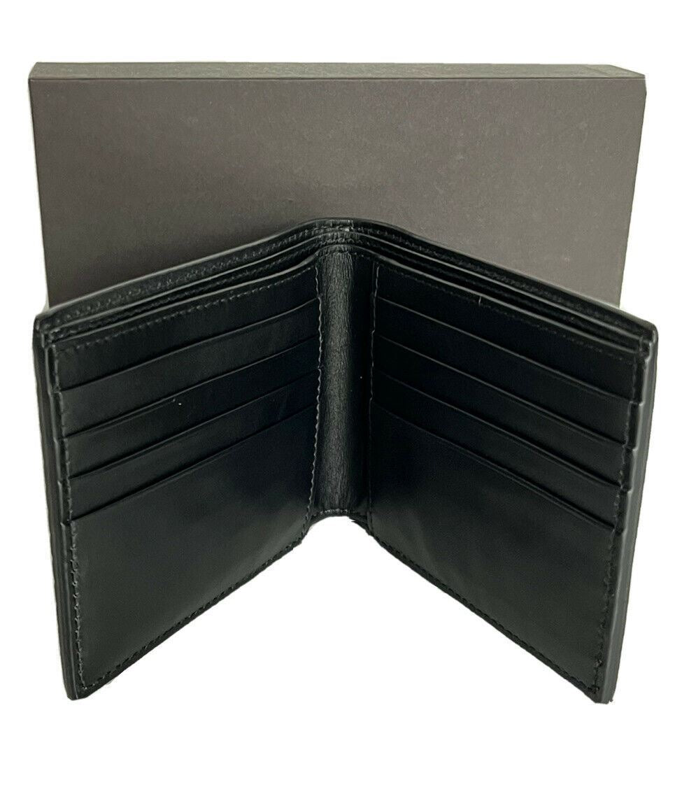 NWT $440 Bottega Veneta Men's Leather BiFold Wallet Black 113993 Made in Italy