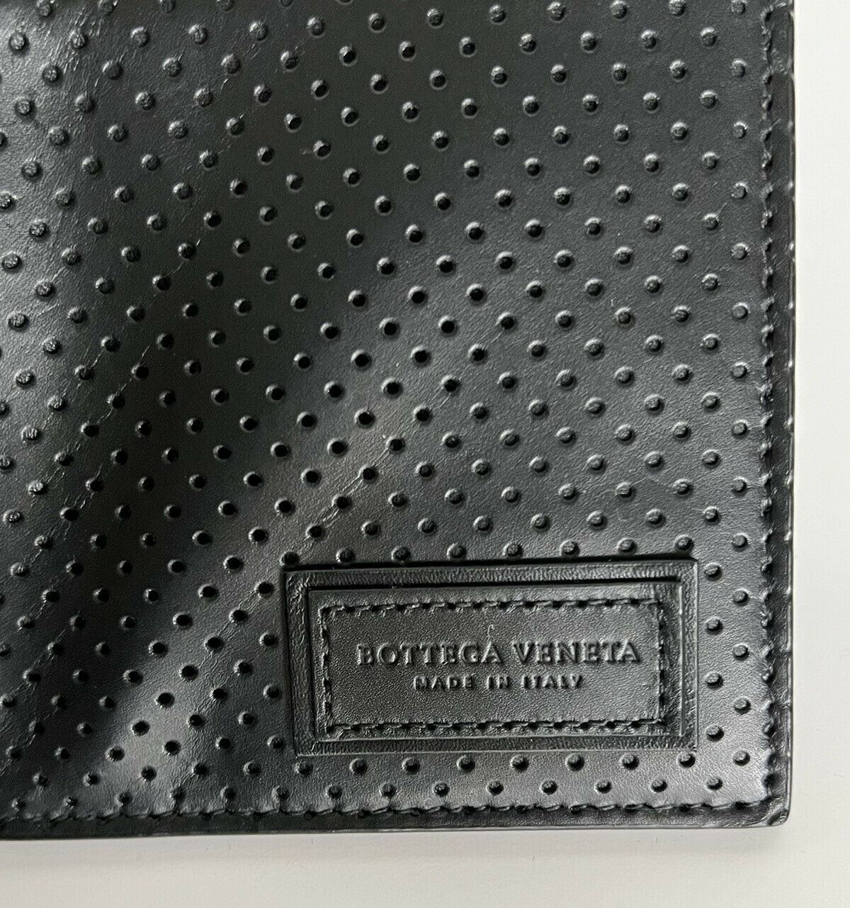 NWT $440 Bottega Veneta Men's Leather BiFold Wallet Black 113993 Made in Italy